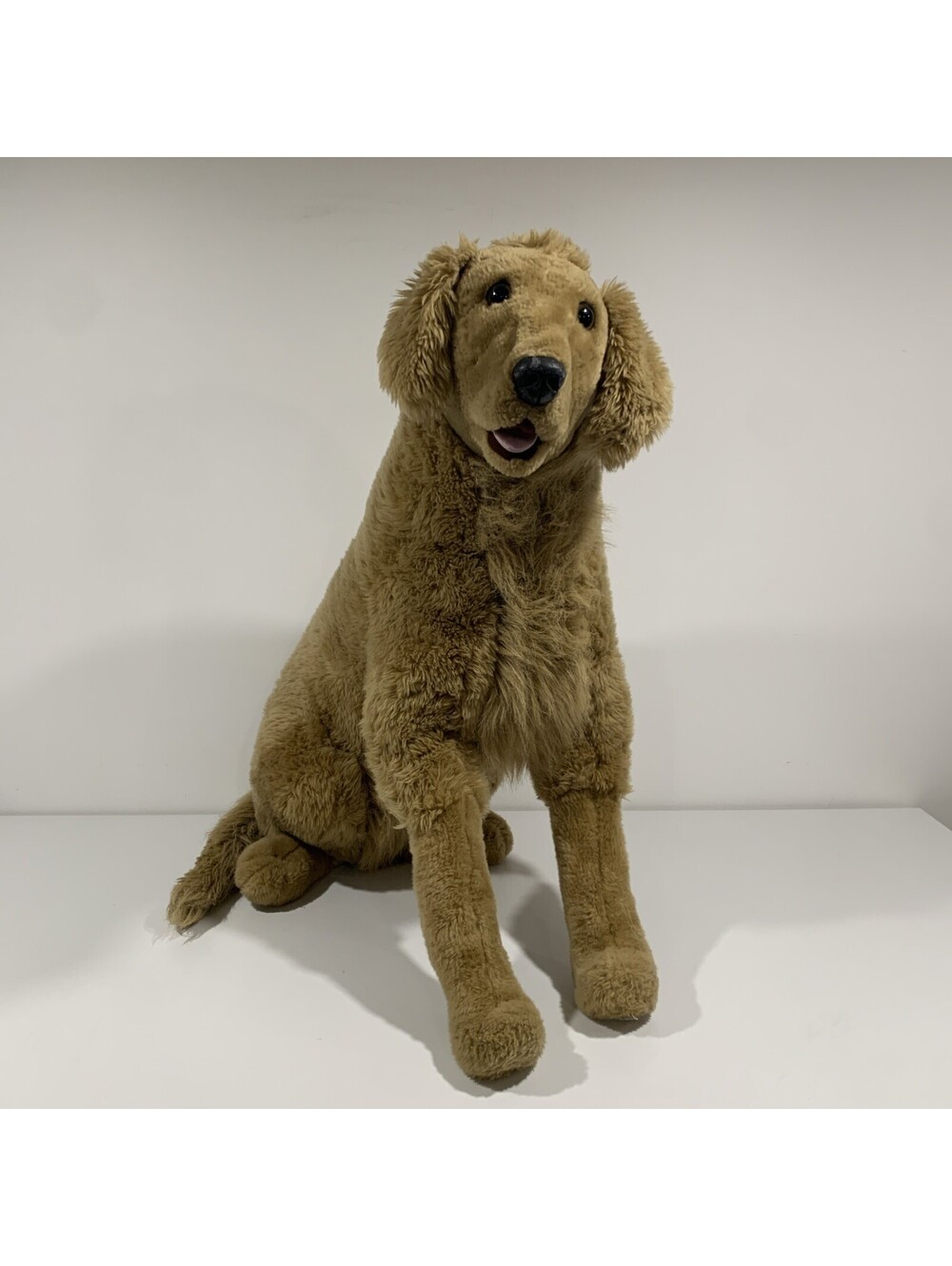 Melissa & Doug Large Golden Retriever 31" Life-Size Plush Dog Stuffed Animal
